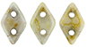 CzechMates Diamond Bead 4x6.5mm (loose) : Ultra Luster - Opaque Green