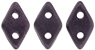 CzechMates Diamond Bead 4x6.5mm (loose) : Metallic Suede - Dk Plum