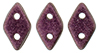 CzechMates Diamond Bead 4x6.5mm (loose) : Metallic Suede - Pink