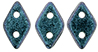 CzechMates Diamond Bead 4x6.5mm (loose) : Polychrome - Indigo Orchid