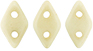 CzechMates Diamond Bead 6.5 x 4mm (loose) : Luster - Opaque Champagne