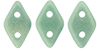 CzechMates Diamond Bead 4x6.5mm (loose) : Sueded Gold Turquoise