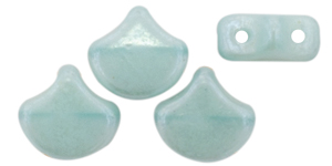 Matubo Ginkgo Leaf Bead 7.5 x 7.5mm (loose) : Luster - Milky Seafoam