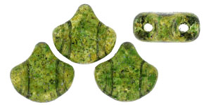 Matubo Ginkgo Leaf Bead 7.5 x 7.5mm (loose) : Stardance 