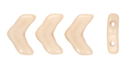 Vee Bead 4 x 10mm (loose) : Luster - Opaque Champagne