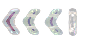 Vee Bead 4 x 10mm (loose) : Crystal AB