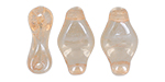 Cradle Bead 10 x 6mm Horizontal Hole (loose) : Luster - Transparent Champagne