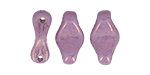 Cradle Bead 10 x 6mm Horizontal Hole (loose) : Luster - Opaque Lilac