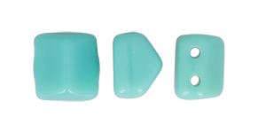 Roof Bead 6 x 6mm (loose) : Opaque Turquoise