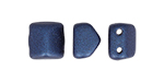 Roof Bead 6 x 6mm (loose) : Metallic Suede - Dk Blue