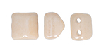 Roof Bead 6 x 6mm (loose) : Opaque Champagne