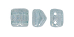 Roof Bead 6 x 6mm (loose) : Luster - Transparent Lt Green