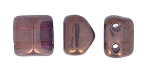 Roof Bead 6 x 6mm (loose) : Bronze Luster - Jet