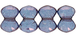 Butterfly, one hole, 3 x 4 mm (loose) : Luster - Transparent Amethyst