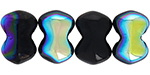 Butterfly, one hole, 3 x 4 mm (loose) : Jet AB
