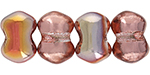 Butterfly, one hole, 4 x 6 mm (loose) : Apollo - Gold