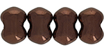 Butterfly, one hole, 4 x 6 mm (loose) : Dk Bronze