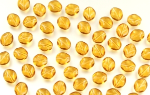 Flat Oval 9/8mm (loose) : Topaz