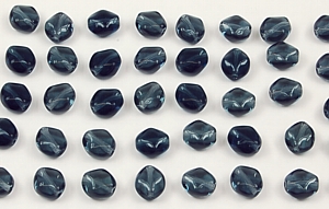 Flat Oval 9/8mm (loose) : Montana Blue