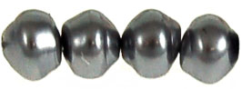 Snail 6mm (loose) : Pearl Coat - Gray