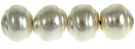 Snail 6mm (loose) : Pearl Coat - White