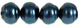 Snail 6mm (loose) : Pearl Coat - Dk Blue