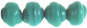 Snail 8mm (loose) : Opaque Turquoise