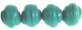 Snail 8mm (loose) : Opaque Turquoise