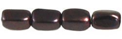 Rectangle 6/4mm (loose) : Purple Luster - Jet