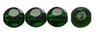 Flat Sided Rounds 12/9mm (loose) : Green Emerald