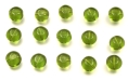 Flat Sided Rounds 12/9mm (loose) : Olivine
