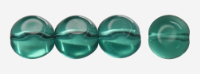 Flat Sided Rounds 12/9mm (loose) : Lt Teal