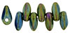 Mini Dagger Beads 2.5/6mm (loose) : Iris - Green