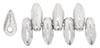 Mini Dagger Beads 2.5/6mm (loose) : Silver