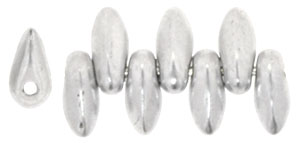 Mini Dagger Beads 2.5/6mm (loose) : Silver