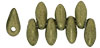 Mini Dagger Beads 2.5/6mm (loose) : Metallic Suede - Gold