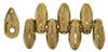 Mini Dagger Beads 2.5/6mm (loose) : Gold Bronze