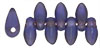 Mini Dagger Beads 2.5/6mm (loose) : Matte - Rosaline Luster - Sapphire