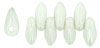Mini Dagger Beads 2.5/6mm (loose) : Luster - Opaque White
