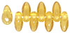 Mini Dagger Beads 2.5/6mm (loose) : Topaz Luster - Transparent Champagne