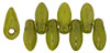 Mini Dagger Beads 2.5/6mm (loose) : Silversheen - Chartreuse