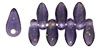 Mini Dagger Beads 2.5/6mm (loose) : Pink/Topaz Luster - Tanzanite