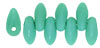 Mini Dagger Beads 2.5/6mm (loose) : Matte - Opaque Turquoise