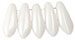 Dagger Beads 2.5/8mm (loose) : White