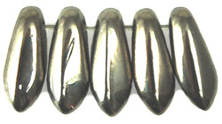 Dagger Beads 2.5/8mm (loose) : Luster - Metallic