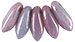 Dagger Beads 2.5/8mm (loose) : Luster - Metallic Amethyst Chalk