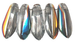 Dagger Beads 2.5/8mm (loose) : Crystal - Vitral