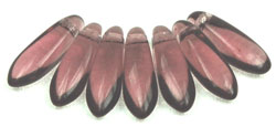 Dagger Beads 3/10mm (loose) : Amethyst