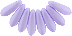 Dagger Beads 3/10mm (loose) : Powdery - Pastel Purple