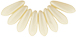 Dagger Beads 3/10mm (loose) : Powdery - Beige